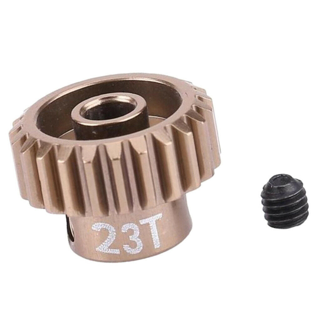 48P 13mm 23T Pinion Motor Gear for RC 1:10 Racing Car Motor Pinion Replacement