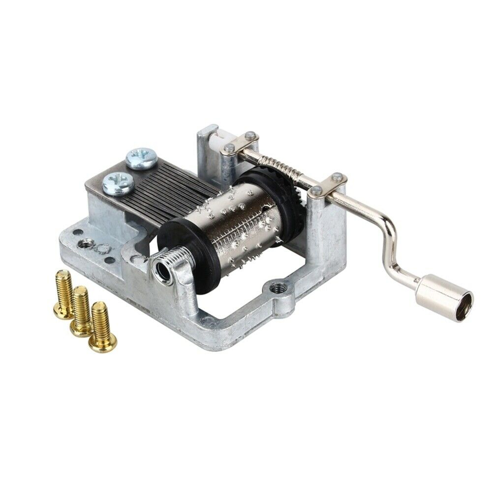 18 Tones Music Box Movements Set DIY Play Hand Crank Music Box Caskets For Girl