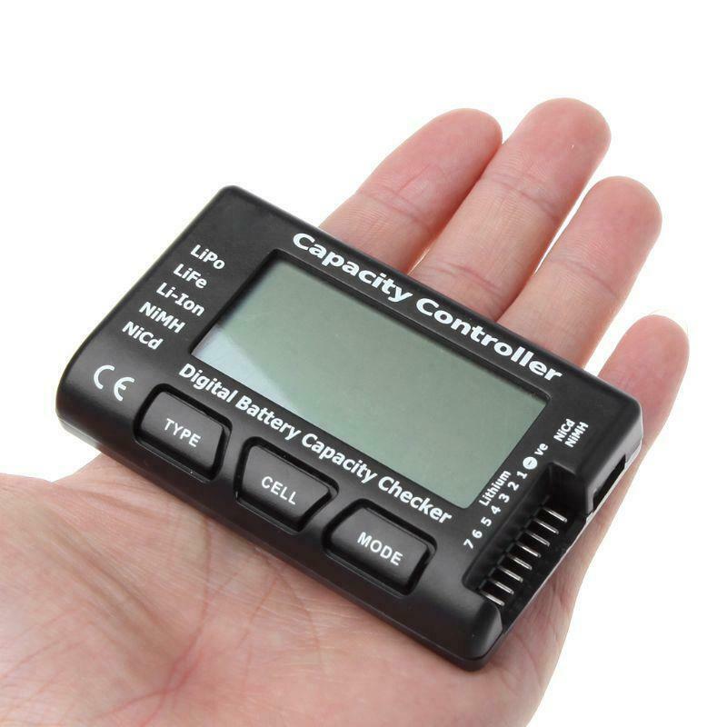 RC CellMeter-7 Digital Battery Capacity Checker For Nicd NiMH LiPo LiFe Li-ion
