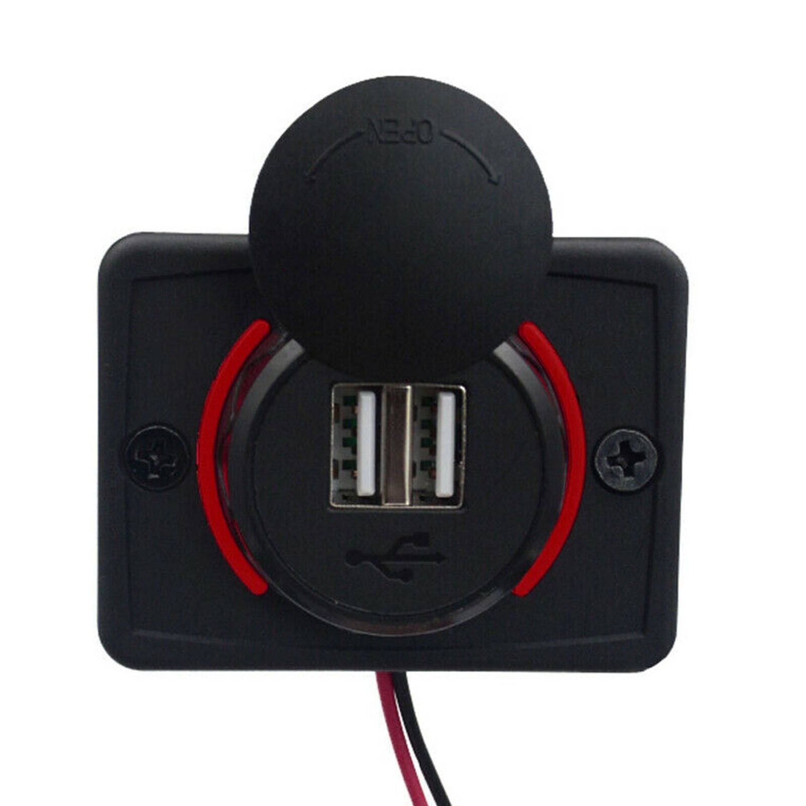 2-USB Charging Port For Boat Car Bus Caravan Camper 12-24V 3.1A Socket Useful