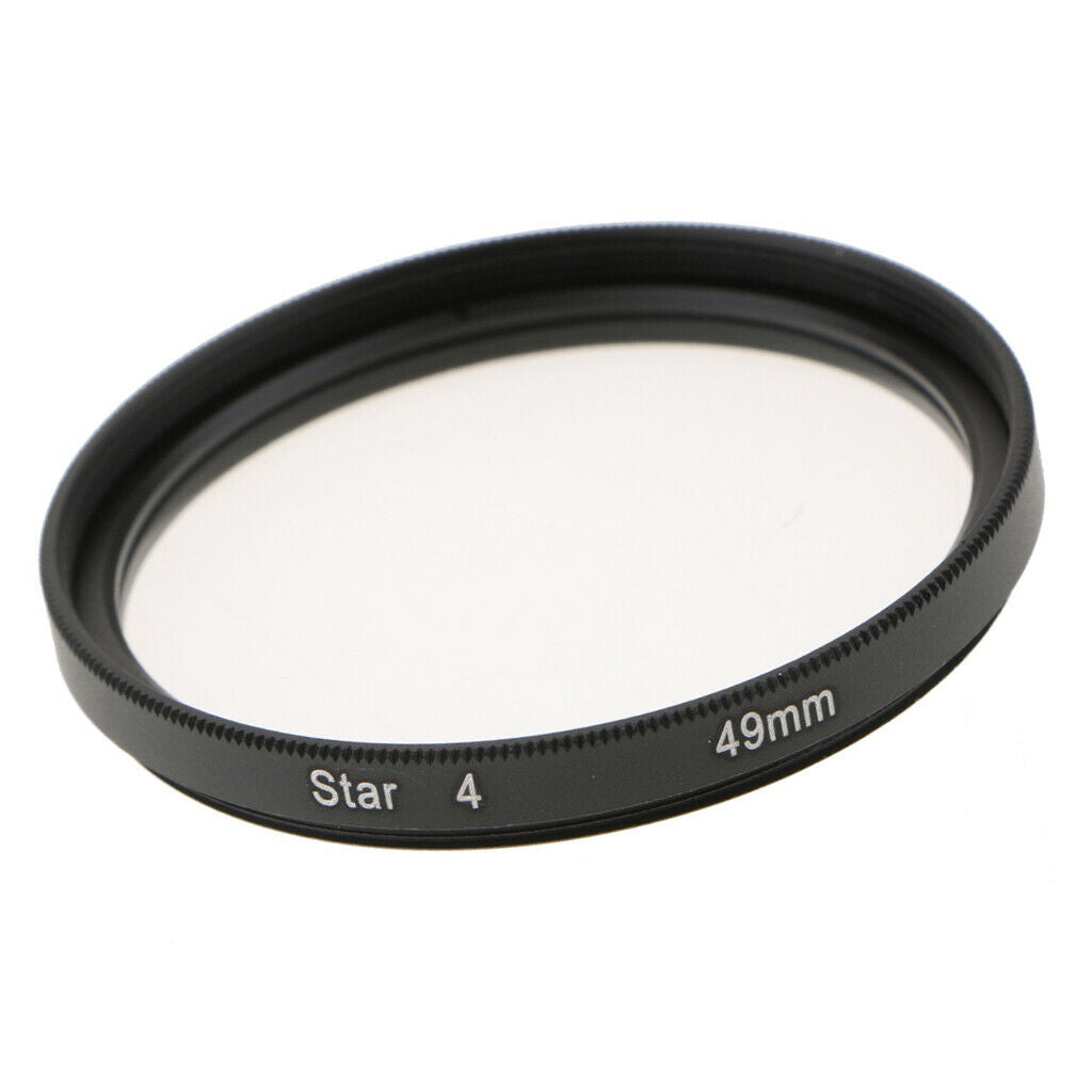 49mm Revolving 4 Point Star Lens Filter for Sony NEX Series 18-55