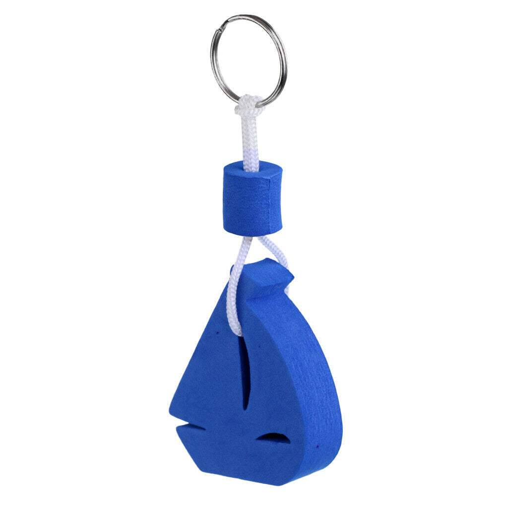 4Pcs Novelty Floating Buoy Keychains Key Ring Boating Fishing Surfing Floats