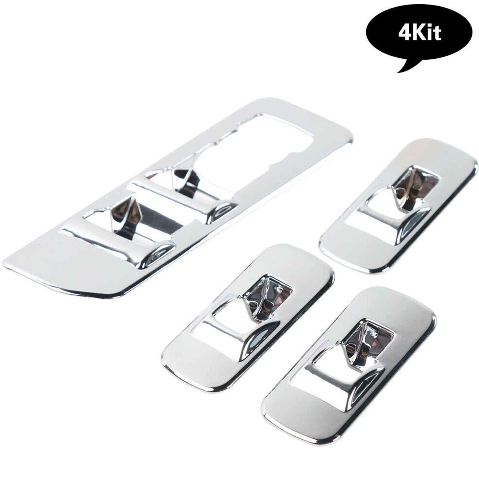 For 2015-2018 Ford F150 Accessories Window lift switch panel Chrome Cover trims