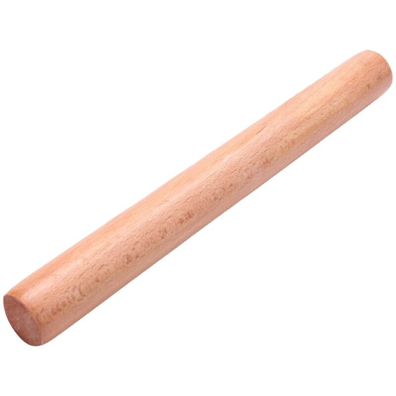 Wooden Flour Dough Rolling Pin Roller Stick 9.2 Inch Length Wood Color B9V1V1