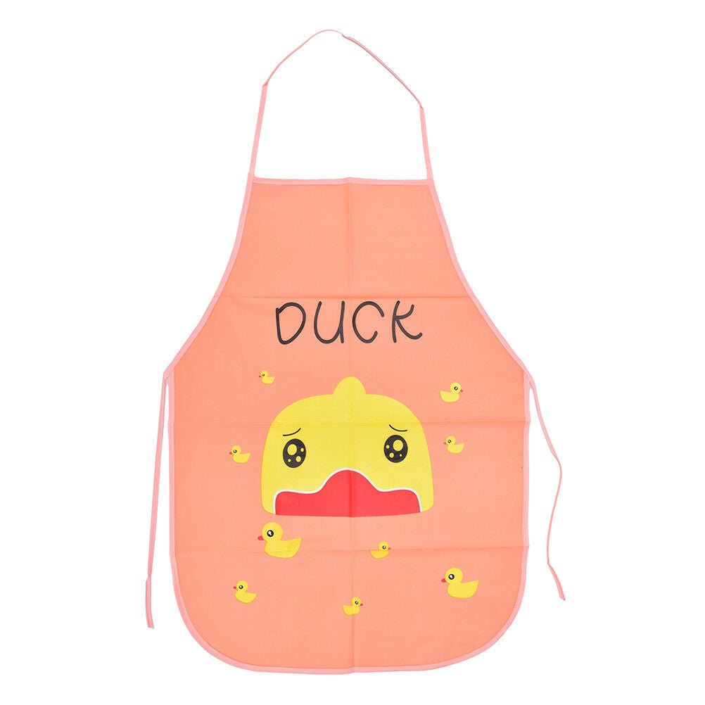 women&kids cartoon kitchen restaurant waterproof apron cooking aprons anti-DD
