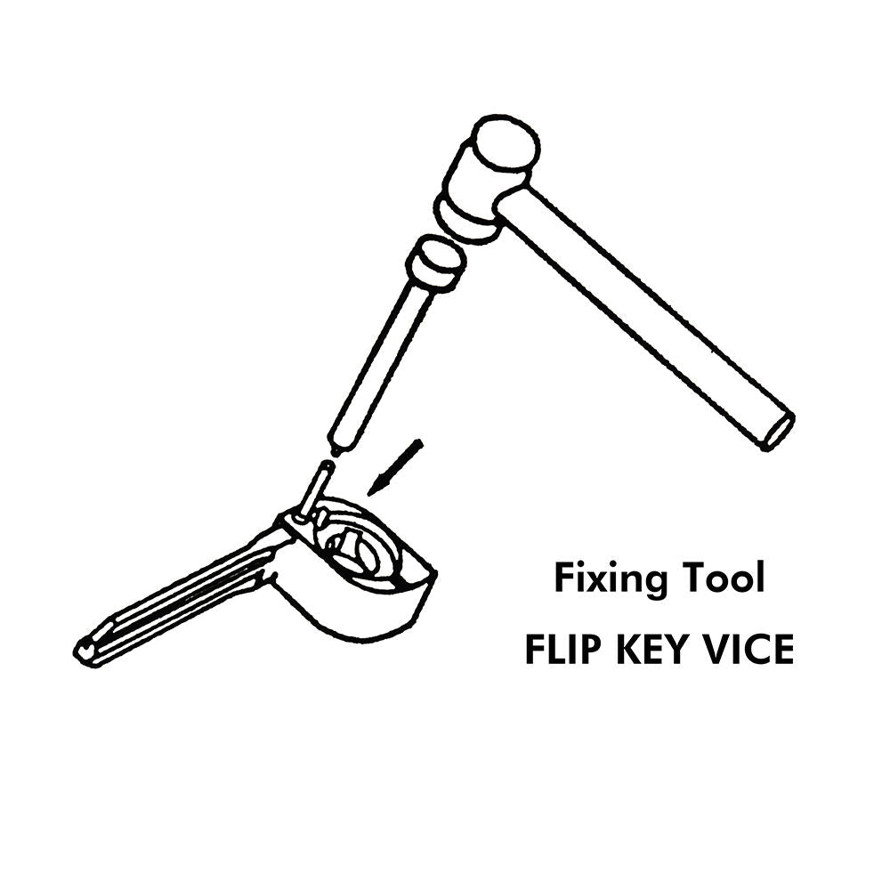 Car Flip Key Vice Fixing Pin Remove Tool FOR car door key Repair THE key repair