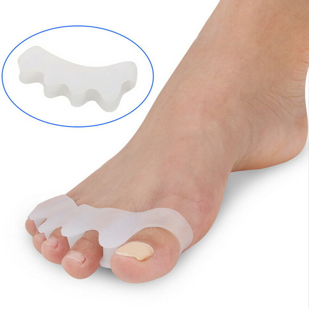 1Pair Gel Toes Separators Orthotics Stretchers Align Correct Overlapping T.l8