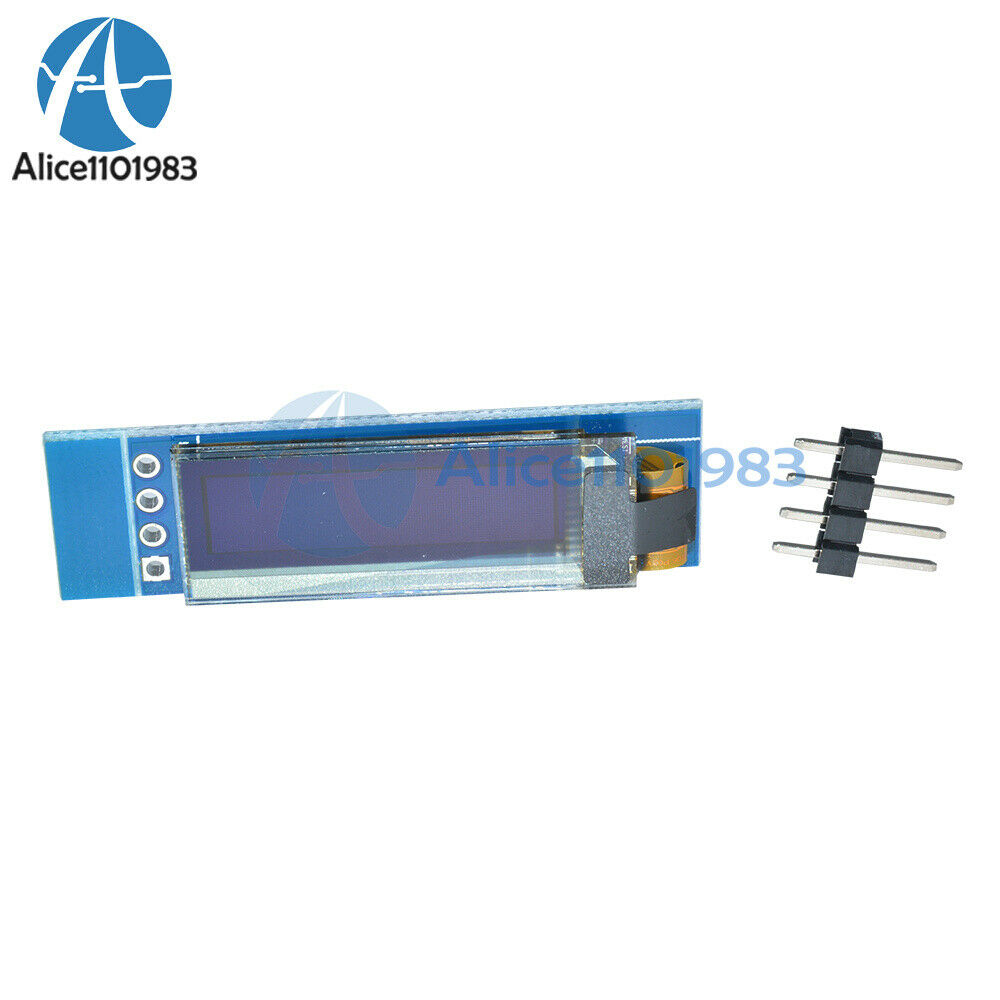 2x IIC I2C 0.91" 128x32 OLED LCD Display Module White For Arduino PIC SSD1306 IC