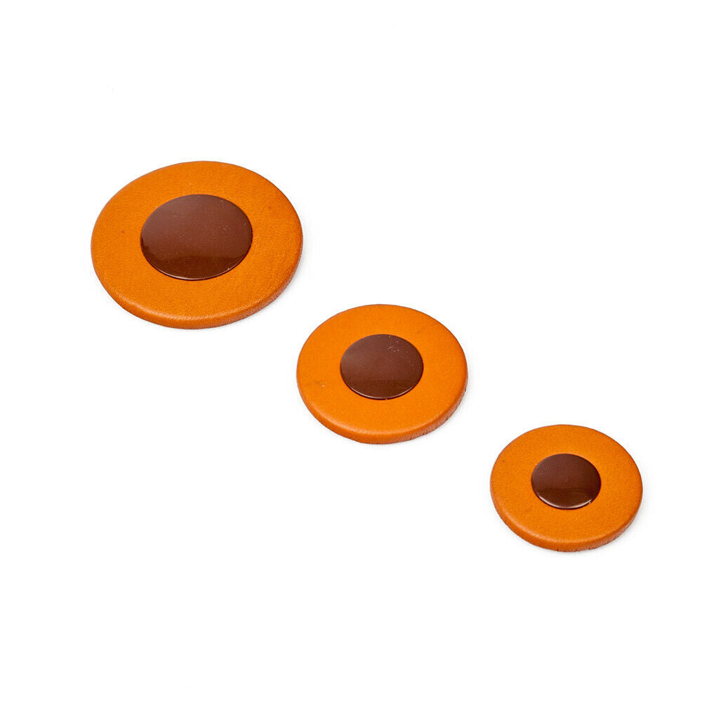 25 Pieces Pack Tenor Saxophone Pads Cushion Sax Spare Parts Orange