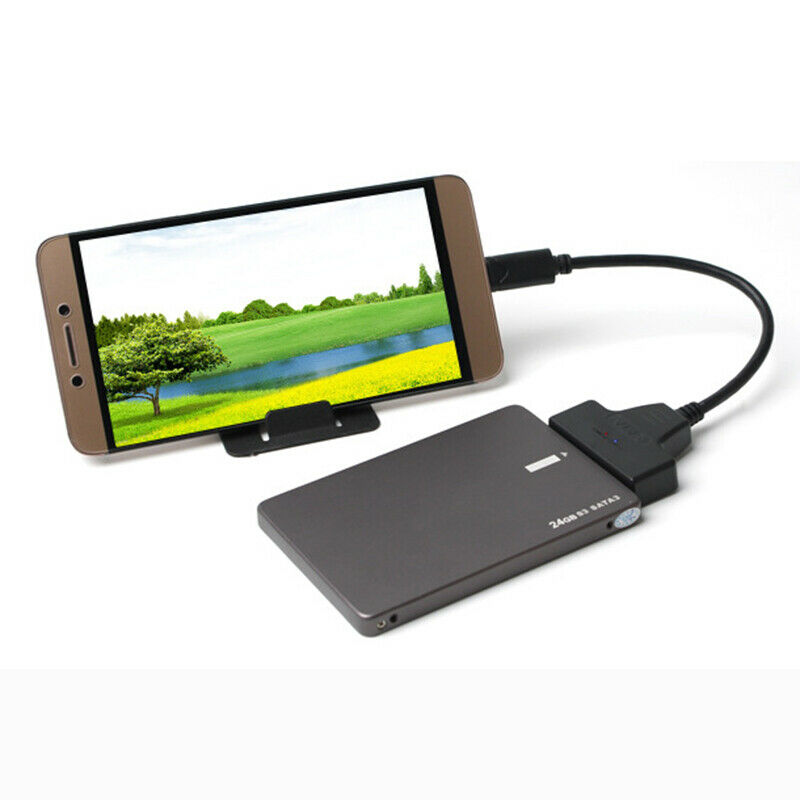 USB 3.1 Type C (USB C / Thunderbolt 3 Compatible) to SATA III 2.5in Hard DriveE4