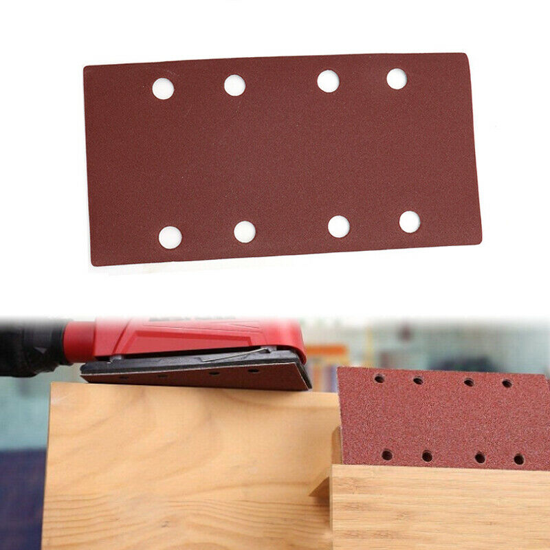 80PCS Square 60 80 120 180-600 Grit Polish Sandpaper Sanding Wood Pads Disc Kit