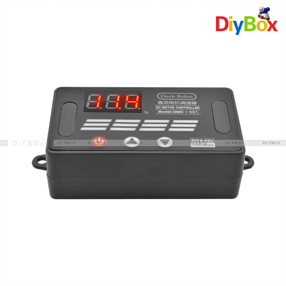 Digital LED Display 8-55V Max 10A PWM DC Motor Speed Regulator Power Controller