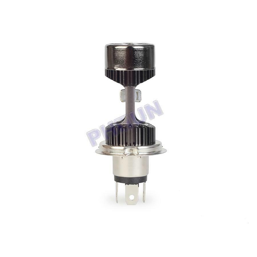 6000K White Light H4 LED Bulb 30W Hi/Lo Beam All-in-one For Motorcycle Headlamp