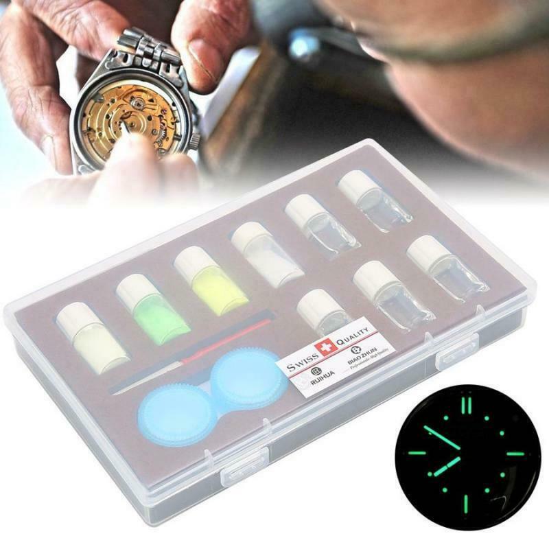 Luminous Fluorescent Powder Kit Watch Repair Accessories for Watchmaker