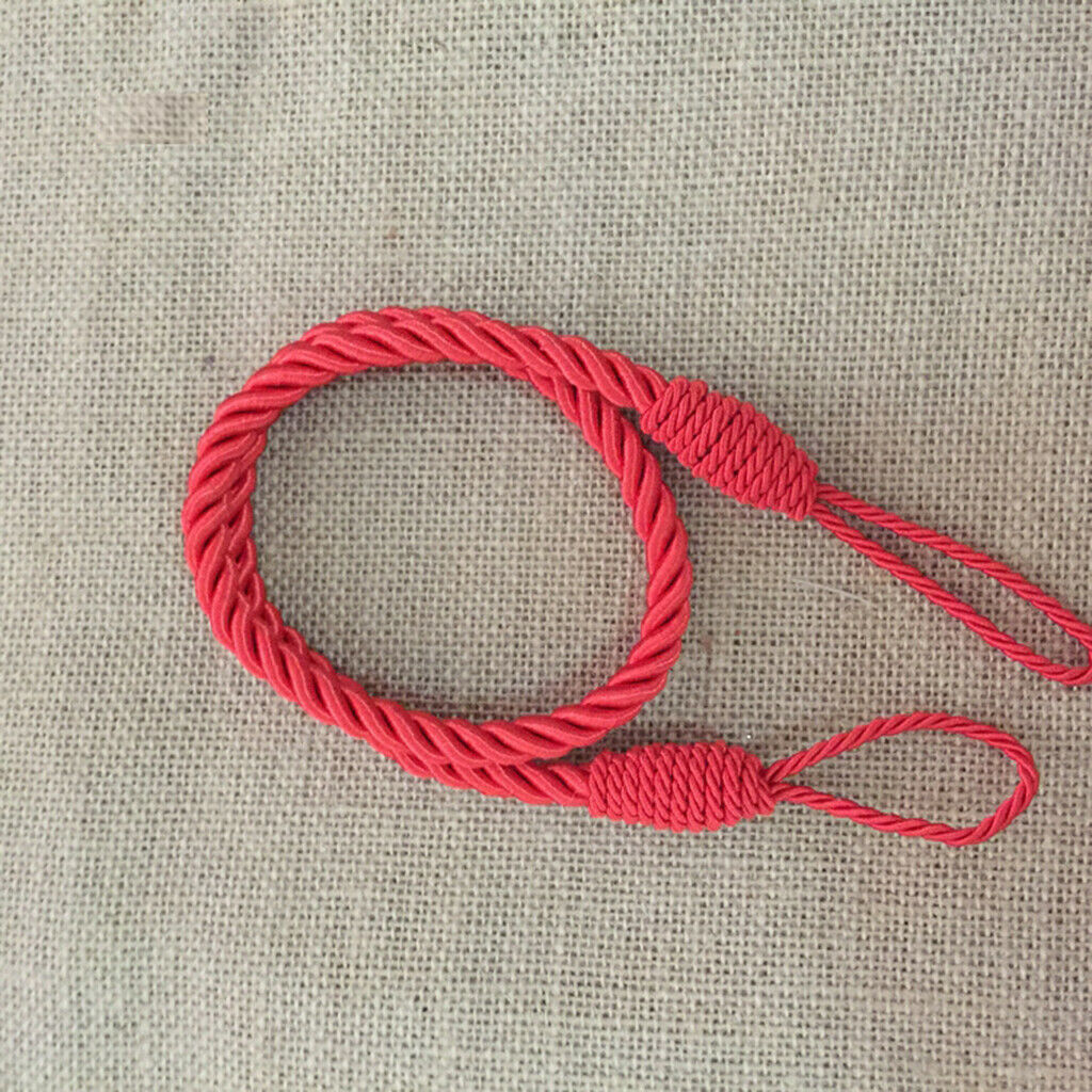 4 Pieces Laces With Tassels For Curtains House Home Bedroom Red