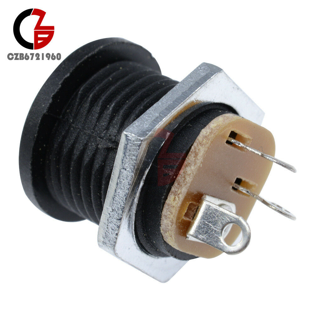 10PCS High Quality Effect/Pedal DC Power Supply Jack Socket 2.5mm F/S BK DC022