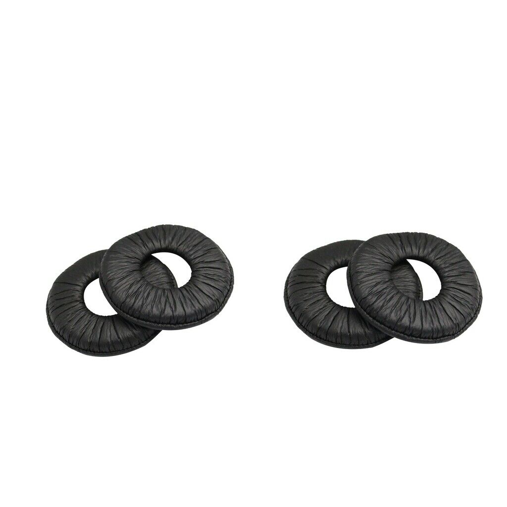 2Pairs Replacement Ear Pads Cushions For   MDR-ZX110 Headphone Black