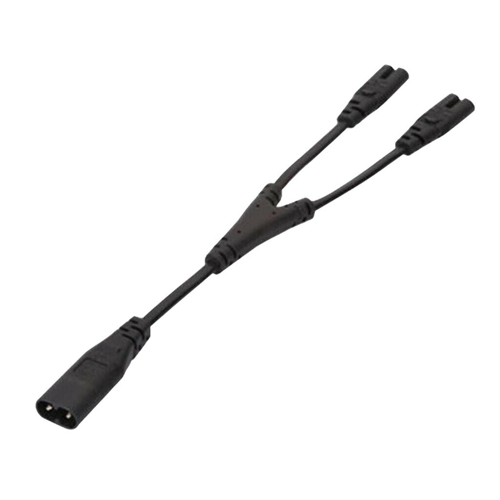 Cable Leader Power Cord Splitter Cable for IEC-320-C8 (male) to 2x C7 (female)