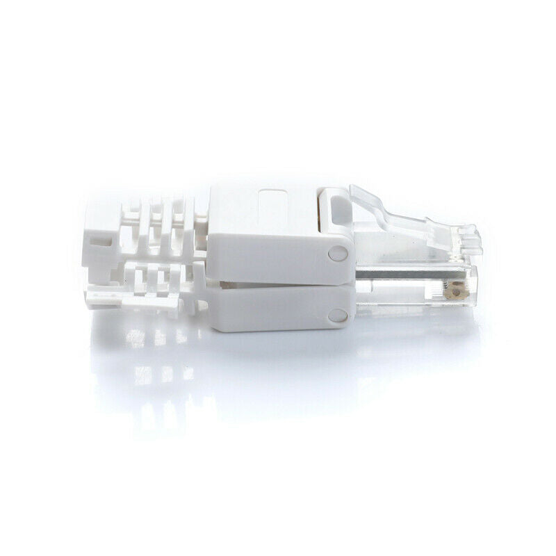 No Crimp Ethernet Cable Tool-less Crystal Head Plug CAT6 RJ45 ConnectorL TH