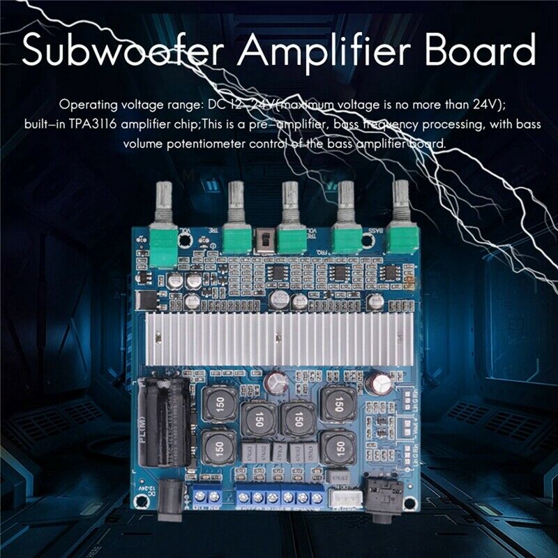 TPA3116 2.1 Channel Bluetooth Audio Amplifier Subwoofer Amplifier Board High PH1
