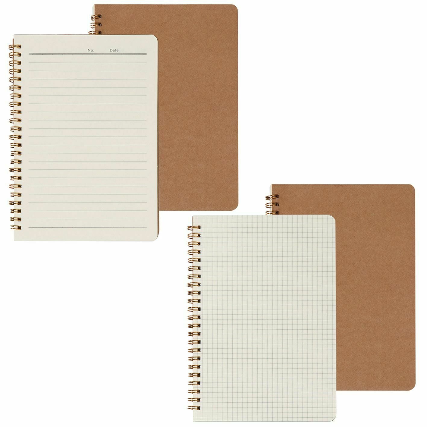 Notepad Retro Car Line Kraft Paper Notebook Coil Notebooks 16K Workbooks B5