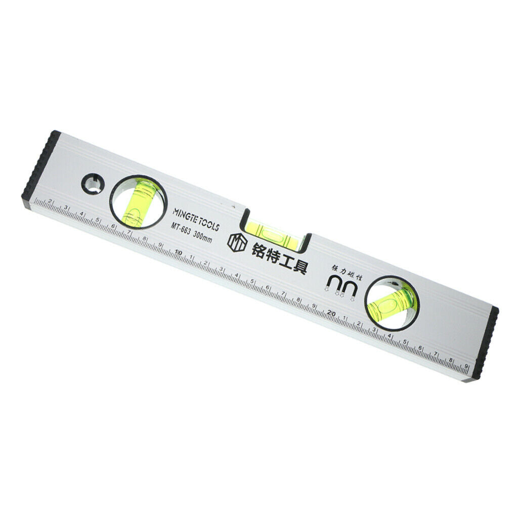 Aluminum Alloy Level Strong Magnetic Spirit Level Levelling Instrument 300mm