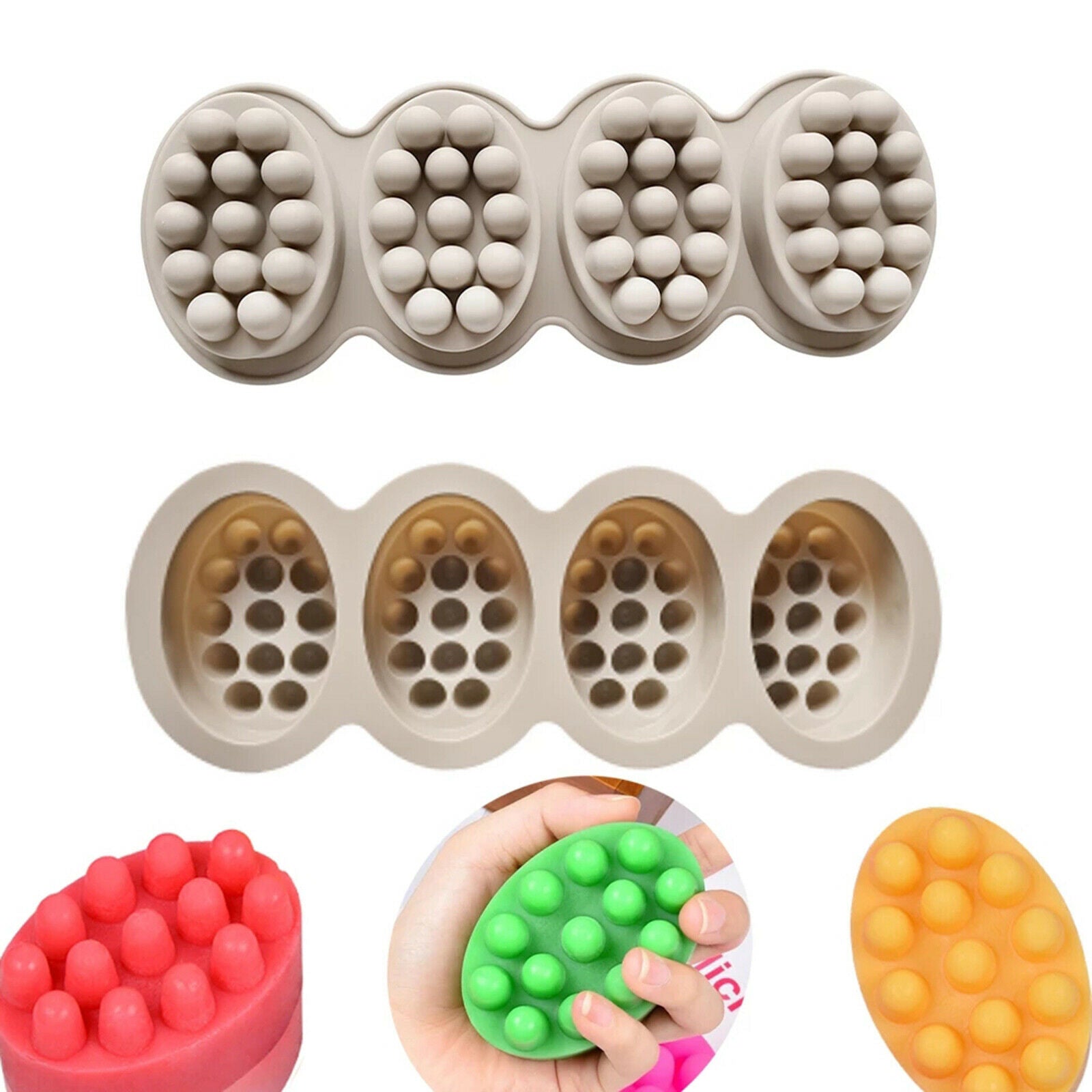 Silicone Soap Mold Handmade Soap Mold Nonstick for Soap Making DIY Craft