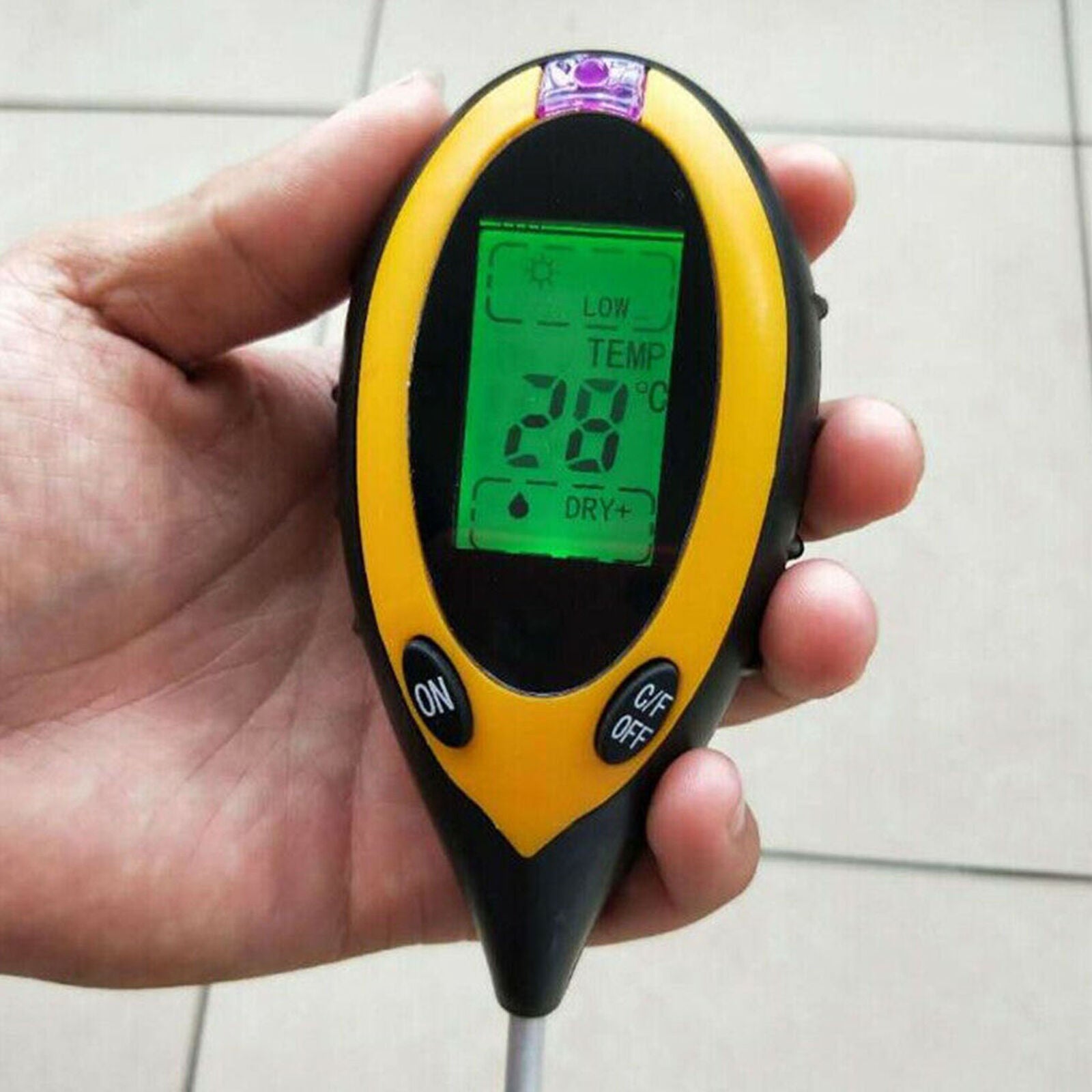 4 IN 1 Soil PH Water Tester Moisture Light Test Meter Analyzer Plant