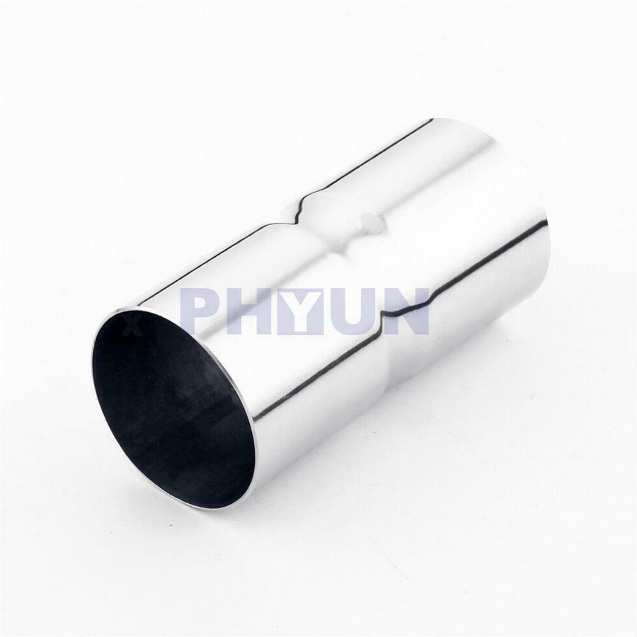 2.25"ID to 2.25"OD Exhaust Pipe Connector Reducer Adapter Chrome Stainless Steel