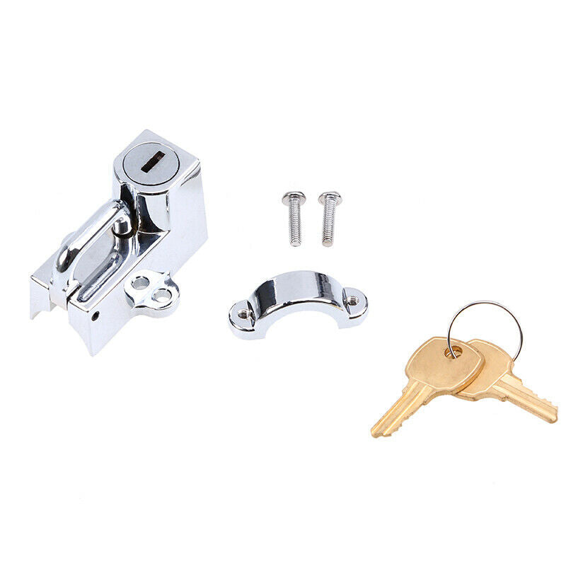 Handlebar Helmet Lock Motorcycle Aluminum For 22mm  Engine Crankcase Crash Bar