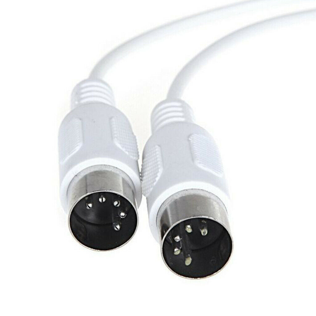 1.5m Professional Copper Audio Cord 5 Pin Male to 5 Pin Male MIDI Extension