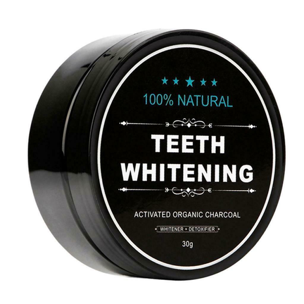 Activated Charcoal Powder Effectively Stains Remover Black Teeth Whitening