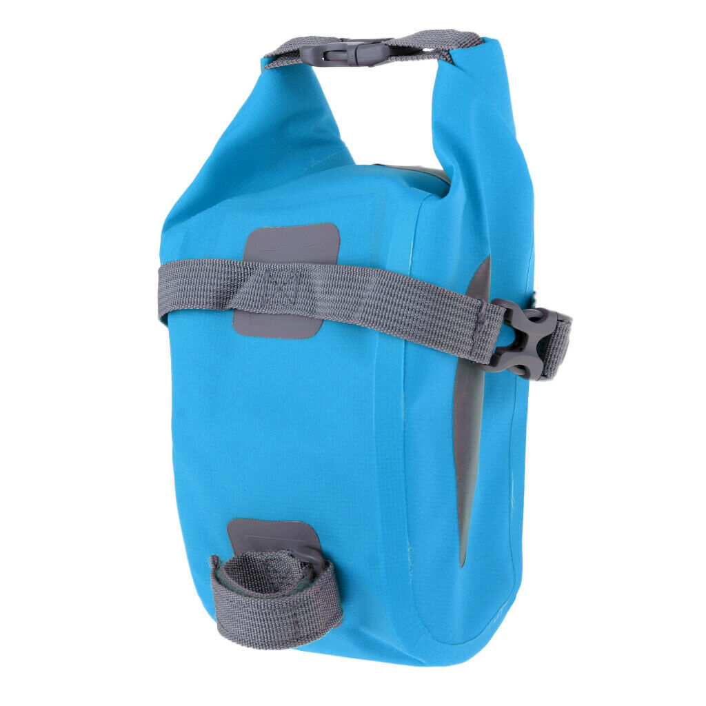 Bike Bicycle Saddle Bag Storage Cycle Seat Pouch Rear Tail Tool Bag Sky Blue