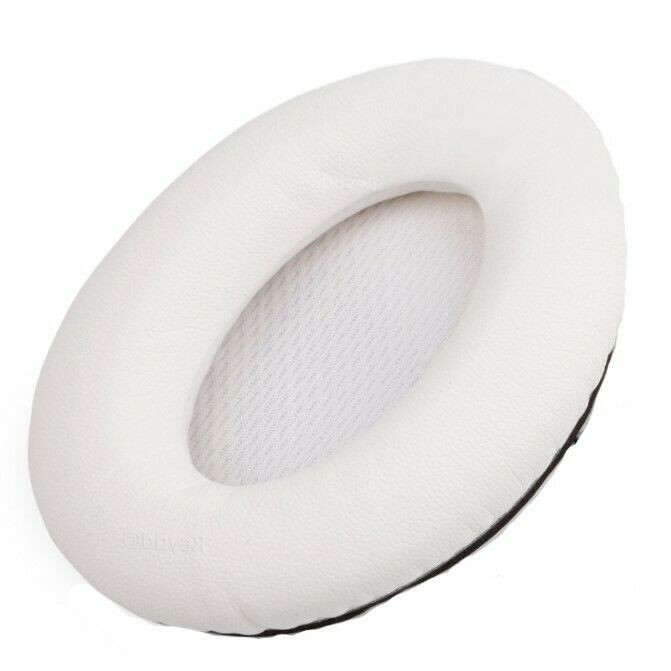 White Leather Ear Cushion Kit for Bose QuietComfort 15 QC2 QC15 Headphones Cover