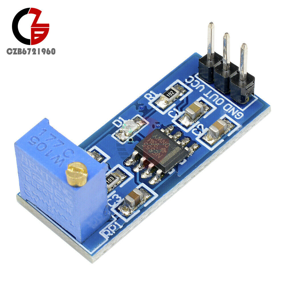 2PCS NE555 Pulse Signal Generator Module Frequency Adjustable Arduino Smart Car
