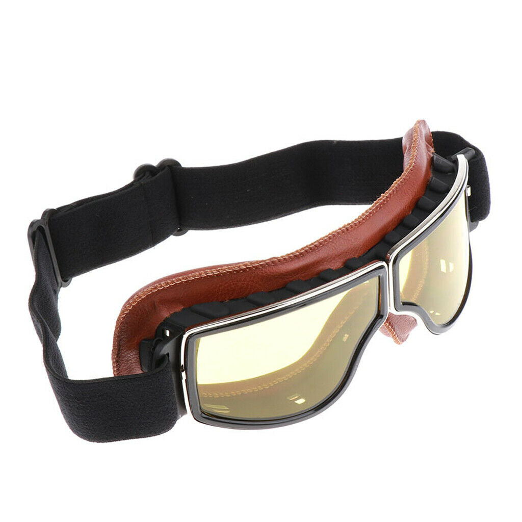 Windproof anti UV goggles helmet goggles motorcycle goggles yellow