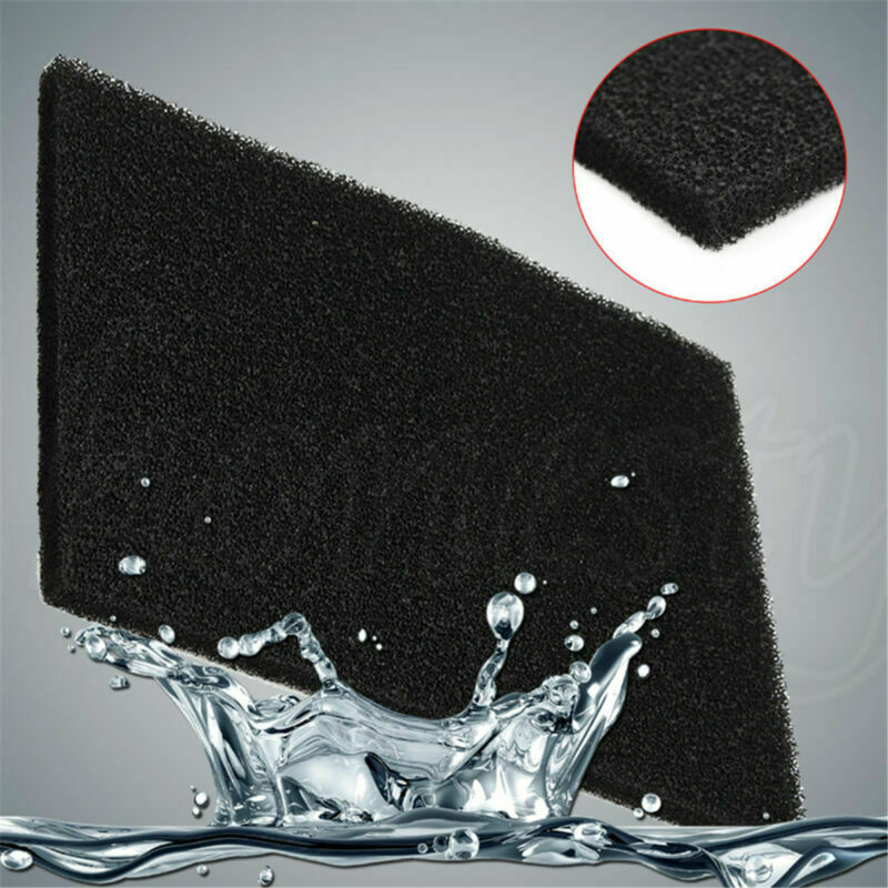 Activated Carbon Impregnated Fish Tank Foam Filter Cotton Pad Sponge 20×30×1.2CM