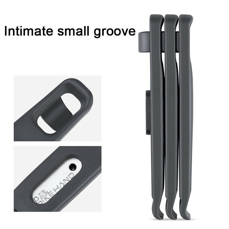 3 PCS Bike Hand YC-305D Steel Core Bike Tire Lever Set Bicycle Tyre Levers Kit