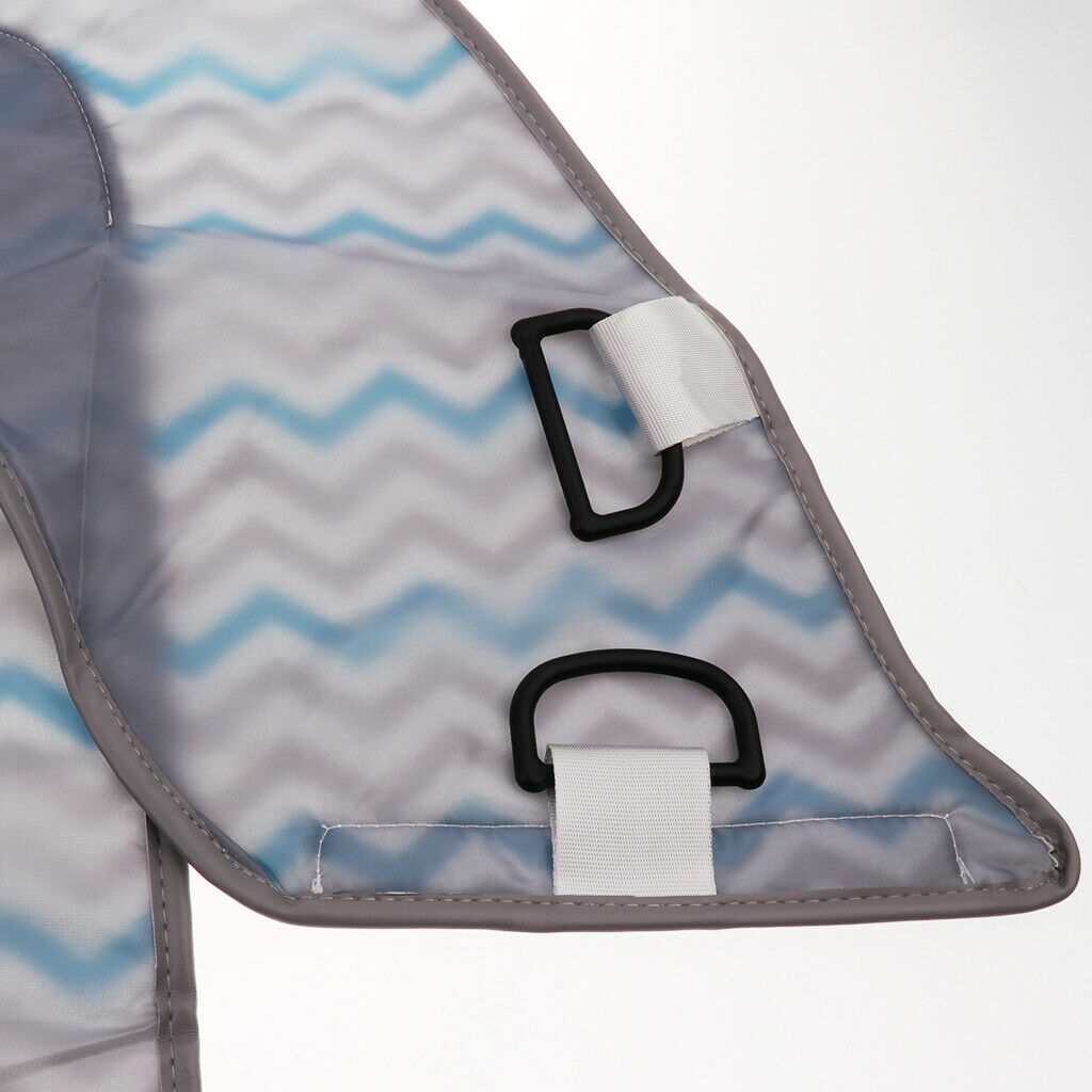 Baby Portable Changing Pad 3-in-1 Diaper Clutch Changing Station Wave