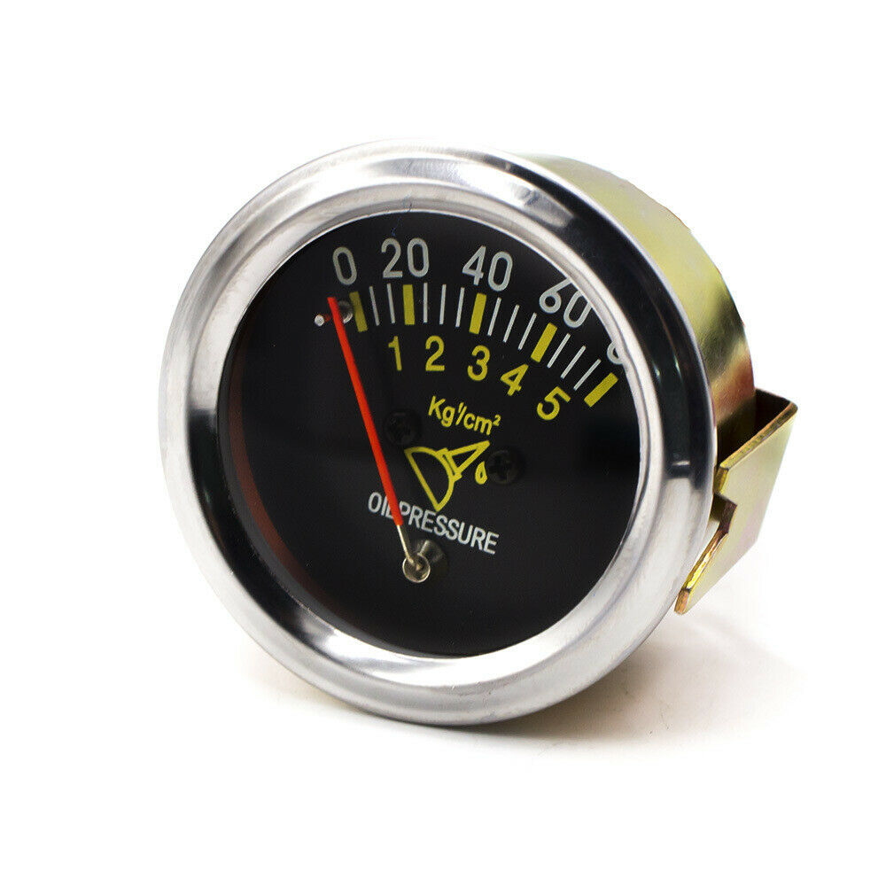 52mm 12V Universal Auto Car Oil Pressure Gauge 0-80Bar Oil Press Gauge LED Meter