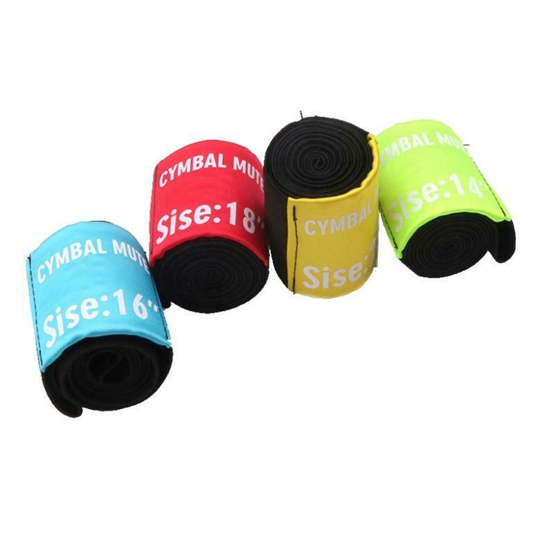 14 16 18 20 Inch Cymbal Mute Circle Ring Drum Set Hi-hat Practice Silencer 4pcs