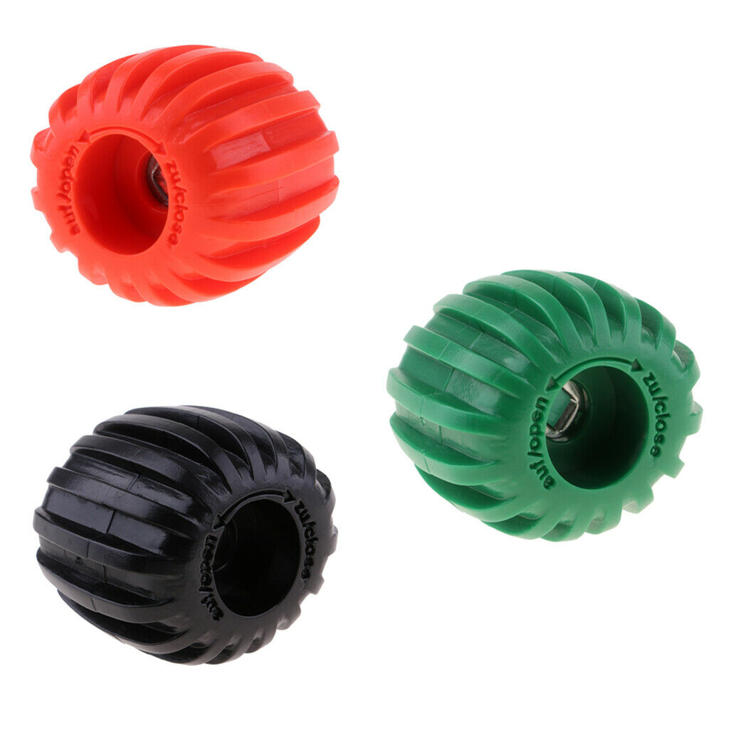3pcs/Pack Scuba Diving Tank Valve Knob Handwheel On/Off Part Handgrip