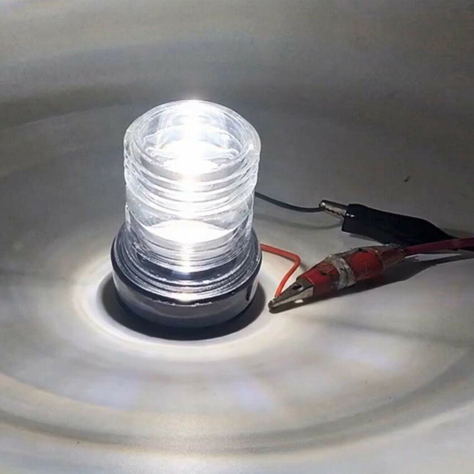Yacht Anchor Light All Round Stern Navigation Lamp Super Bright 12-24V White