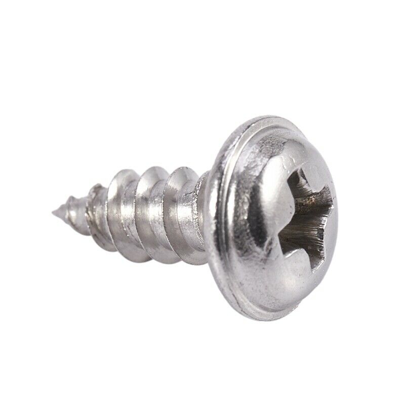 2X(220Pcs M3 M4 M5 Mini 304 Stainless Steel Cross Phillips Pan Round Head SL4H4)