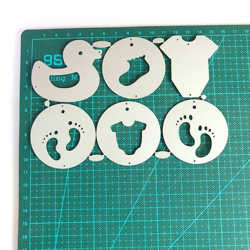 Baby Tags Metal Cutting Dies Stencil Scrapbooking DIY Album Stamp Paper Emboss