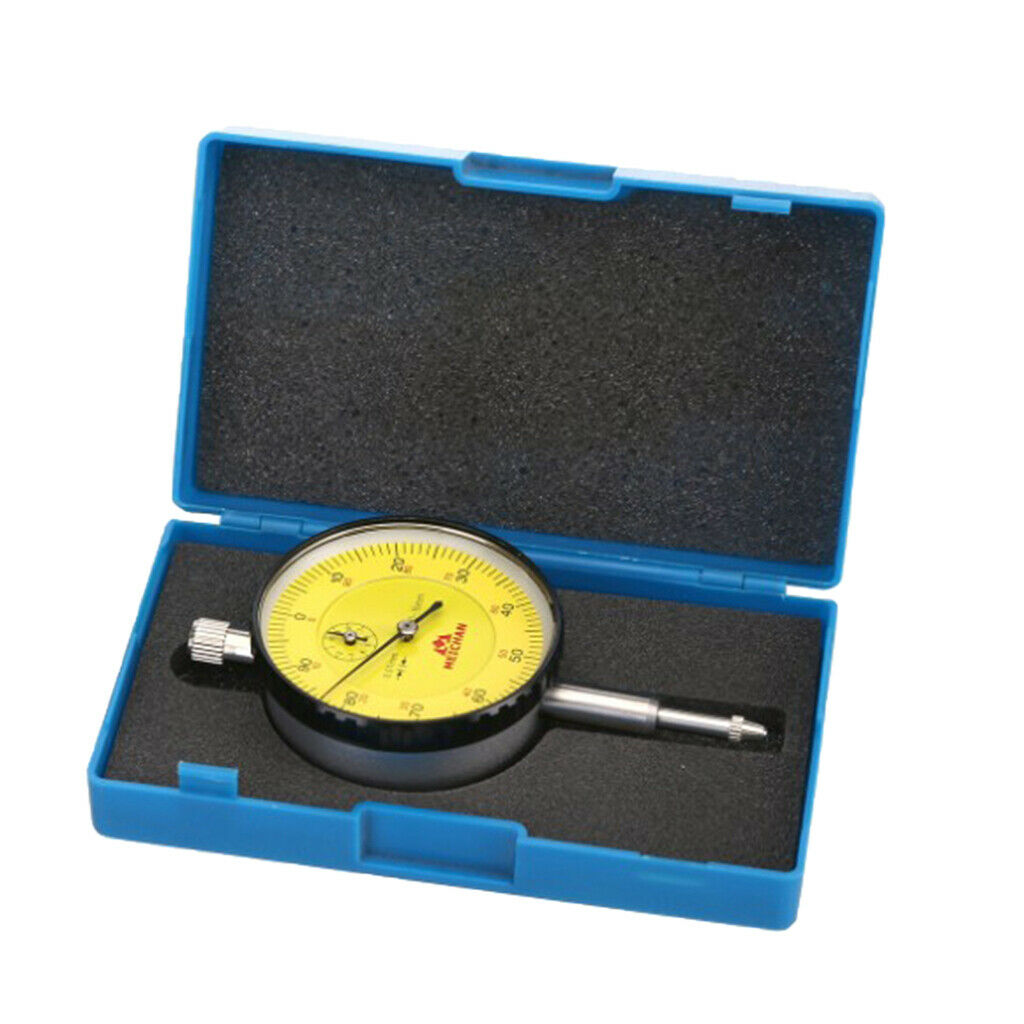 Professional Dial Test Indicator Gauge Range 0-10mm, Resolusion 0.01mm