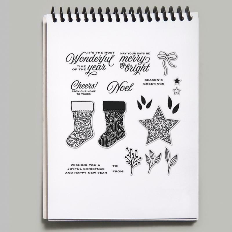 Sock Star Seal Stamp with Cutting Dies Stencil DIY Scrapbooking Embossing Photo