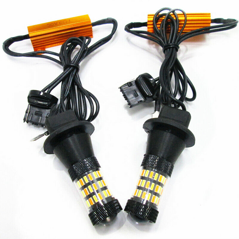 Dual-Color LED For Turn Signal Light /DRL For Ford F150 F250 F350 Switchback Kit