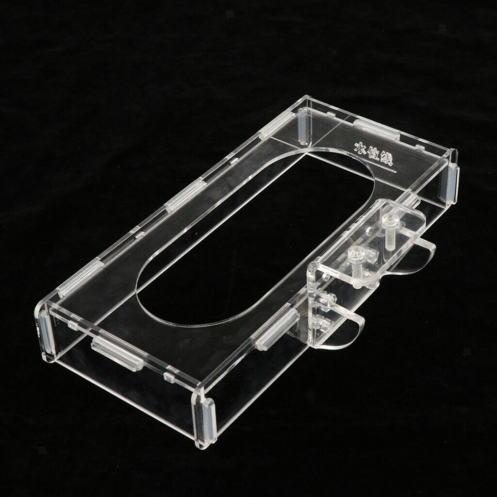 Non-toxic Durable Floating Food Rectangle Fish Food Feeder Aquarium Feeding Cup