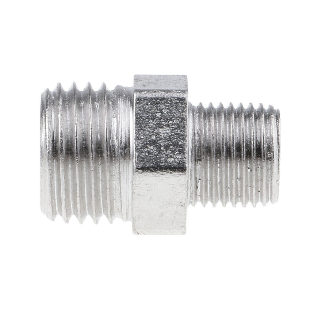 Airbrush Air Hose 1/8'' BSP Male - 1/4'' BSP Male Fit Hose Connector Adapter